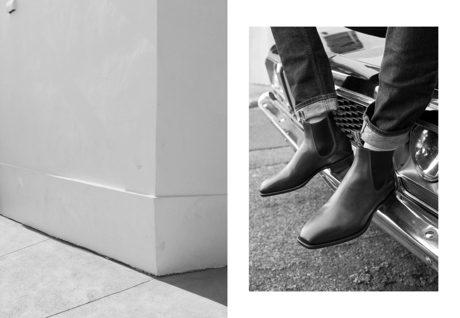 Her - RM Williams boots on the streets of Paris.. Maybe Aussies