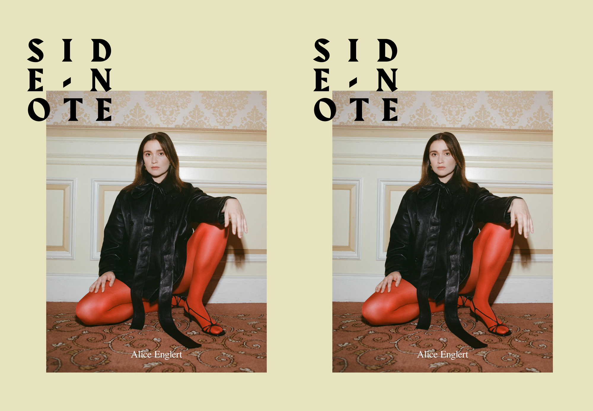 Oh, Alice - Alice Englert covers SIDE-NOTE digital, edition 1 - SIDE-NOTE